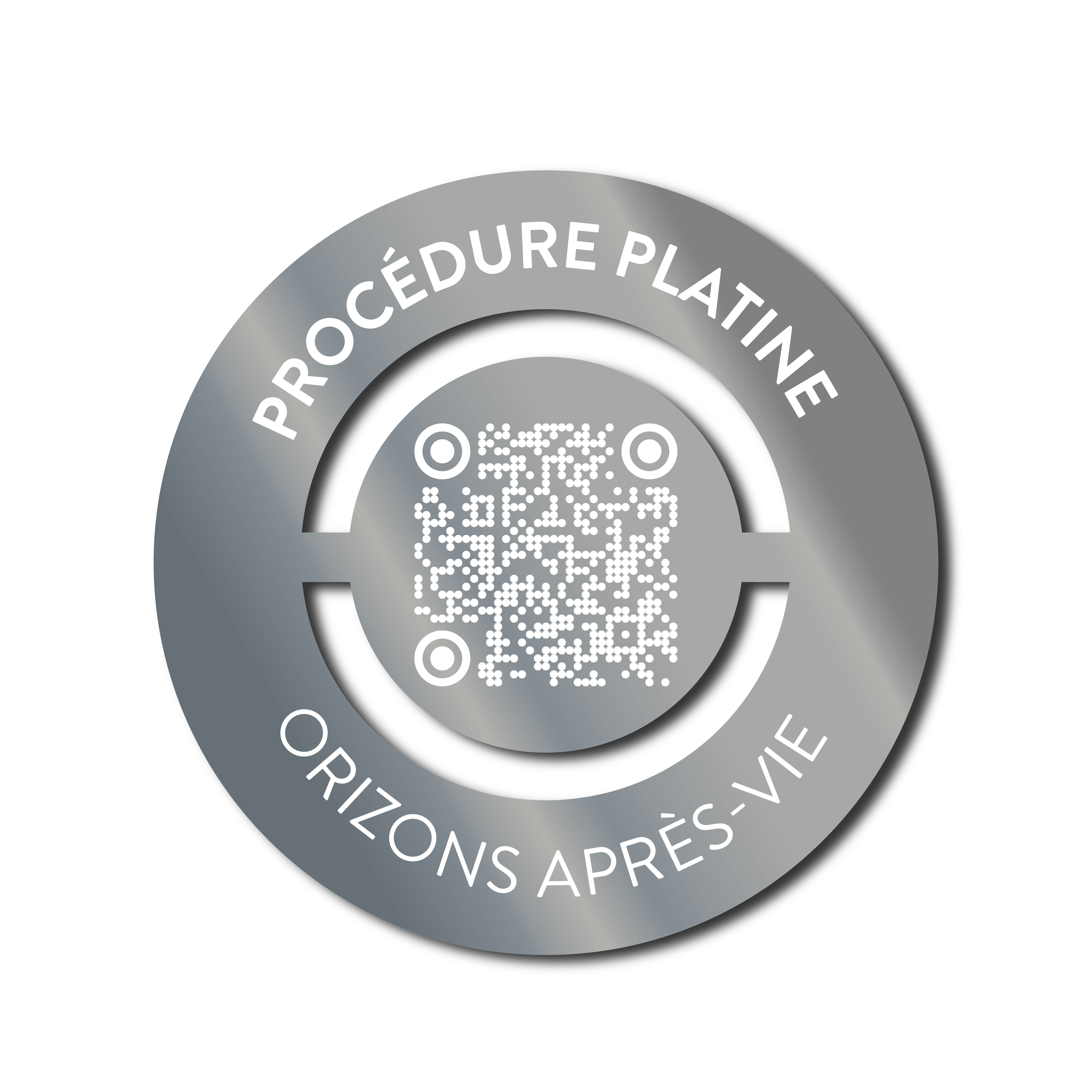 Label Platine - Niveau de prestige entretien funéraire Orizons
